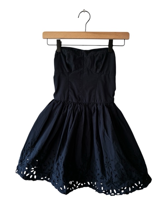 Hollister Dresses & Skirts - Hollister Navy Blue Eyelet Embroidery Dress